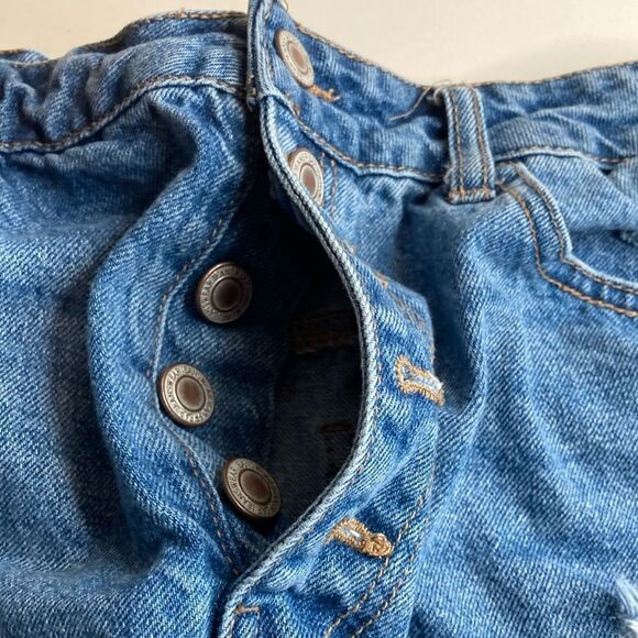Cute Distressed Button Fly Denim shorts - Picture 7 of 11